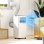 Homcom Aire Acondicionado Portátil 3 En 1 9000 Btu Para Habitación 28m² Blanco