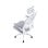 Silla de Oficina Adec Aero Respaldo de Malla con Reposacabezas Regulable Gris Claro 106-116x62x62 cm
