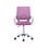 Silla de Escritorio Adec Line Rosa con Apoyabrazos y Altura Regulable 90-102x60x60 cm