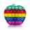 Juguete sensorial Bubble Pop It Manzana Multicolor de Silicona Dam Electronics
