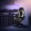 ML-Design Silla gaming ergonómica blanca con reposapiés y cojines