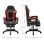 ML Design Silla Gaming Ergonómica Negra y Roja con Reposapiernas, Cojín Lumbar y Cervical, Respaldo Ajustable, 200 kg