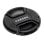 Bouchon d'objectif Caruba Clip Cap 55mm Noir avec cordon