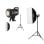 Kit luce video Godox SL60W Duo LED 2x60W 5600K Bowens 2 softbox con griglia