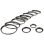 Adaptador K&F CONCEPT Set 11 Bagues Adaptación Filtros Multitamaño Universal