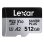Speicherkarte Lexar Professional SILVER PLUS 512GB MicroSDXC UHS-I 205MB/s 150MB/s V30 U3 A2