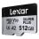 Speicherkarte Lexar Professional SILVER PLUS 512GB MicroSDXC UHS-I 205MB/s 150MB/s V30 U3 A2