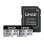 Carte microSD Lexar Professional SILVER PLUS 64GB Pack 2x UHS-I V30 205MB/s résistante