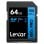 Carte SDXC Lexar High-Performance 800xPRO 64 Go V30 UHS-I 150 Mo/s