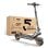 Patinete eléctrico Zwheel Zwolf Duo 2x500W Autonomía 70km Ruedas 10" Off Road Doble suspensión Frenos hidráulicos Gris-bronce