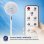 Ventilador de pie Origial ORISTAND30W-WF motor DC, 30W altura ajustable Blanco