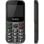 Qubo X-230BKC 4G Telefono Cellulare per Anziani Nero Dual SIM 2,31"