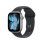 Apple Watch Series 11 GPS NFC 42mm OLED Grau Schwarzes Armband S/M Wasserdicht IP6X SpO2 Pulsuhr SOS