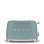 Grille-pain rétro Smeg TSF01EGMEU 2 fentes larges 950 W 6 niveaux Réchauffage Décongélation Bagel Vert émeraude mat