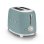 Grille-pain rétro Smeg TSF01EGMEU 2 fentes larges 950 W 6 niveaux Réchauffage Décongélation Bagel Vert émeraude mat