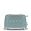 Grille-pain rétro Smeg TSF01EGMEU 2 fentes larges 950 W 6 niveaux Réchauffage Décongélation Bagel Vert émeraude mat