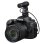 Microfone Canon DM-E100 3,5 mm unidirecional compacto sem bateria