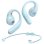 Soundcore AeroFit Pro kabellose Bluetooth Sport Kopfhörer Anrufe IPX5 Aquamarin