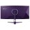 Arozzi Nova Monitor Gaming Curvo 34" QHD 165Hz VA 1ms com Altifalantes Púrpura