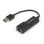 Tarjeta de Red StarTech USB2100 USB 2.0 Fast Ethernet 10/100 Mbps Dongle Noir