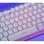 Teclado de membrana Trust GXT 833W Thado Layout ES RGB TKL blanco
