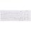 Tastatur Scherenmechanik CHERRY AK-C7000 QWERTZ Deutsch kabellos LED Weiß