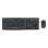 Teclado de membrana Logitech MK295 Silent Layout QWERTZ sem fio ratos inclusos
