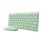 Teclado inalámbrico Trust Lyra compacto QWERTY Verde perfil bajo triple conexión