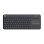 Teclado sem fio Logitech K400 Plus Layout HU touchpad integrado preto