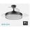 Ventilador Fabrilamp BAYOMO 142599009 Negro DC LED 72W Aspas Desplegables 91cm