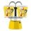 Cafetera Moka Bialetti 0001405 2 Tassen Gelb Aluminium