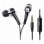 Auriculares Samsung EHS64AVFBECSTD con cable 3,5 mm In-Ear micrófono negros
