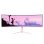 Monitor AROZZI Nova 49" Dual QHD 165Hz VA Curvo 4ms Altura Ajustável USB Rosa
