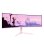 Monitor AROZZI Nova 49" Dual QHD 165Hz VA Curvo 4ms Altura Ajustável USB Rosa
