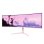 Monitor AROZZI Nova 49" Dual QHD 165Hz VA Curvo 4ms Altura Ajustável USB Rosa