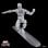 Actionfigur Hasbro Marvel Legends Series Silver Surfer Silber 20 Bewegungspunkte