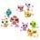 Figurenset Bandai Littlest Pet Shop Pack De 3 Mascotas, Zubehör, 3 Figuren