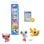 Figurenset Bandai Littlest Pet Shop Pack De 3 Mascotas, Zubehör, 3 Figuren