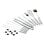 Fourchette barbecue Leopold Vienna LV01070 acier inoxydable set 18 pièces