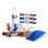 Zubehörset Nobo Kit Pizarra Blanca Completo magnetisch Multicolour 4 Marker