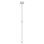 Supporto Hanwha SBP-300CMTW telescopico in alluminio bianco 20 kg
