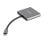 Hub iggual 3 ports USB 3.2 Gen 1 Type-C modèle 3 en 1 HDMI 100 W