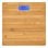 Badezimmerwaage Jata HBAS1489 Bamboo LCD 180 kg 100 g automatische Einschaltung