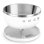 Balança de cozinha Smeg KSC01WHMWW eletrónica 5 kg