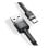 USB-Kabel Baseus CATKLF-UG1 3 m USB A auf USB C Schwarz Geflochten