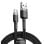 USB-Kabel Baseus CATKLF-UG1 3 m USB A auf USB C Schwarz Geflochten