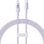 Ladekabel Baseus Gem 1m 20W USB-C auf iP Schnellladung Lila