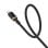 USB-C Ladekabel Baseus Dura 60W 1m Schnellladen Nylon Schwarz Gold