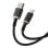 USB-C Ladekabel Baseus Dura 60W 1m Schnellladen Nylon Schwarz Gold