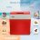 Glacière portable Briebe CF1153RED 28L thermoélectrique rouge 12V 220V poignée pliable